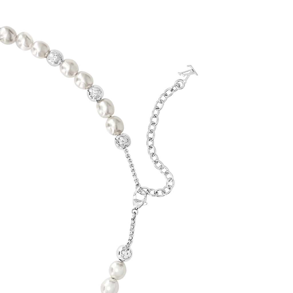 18K Louis Monogram Pearls Necklace