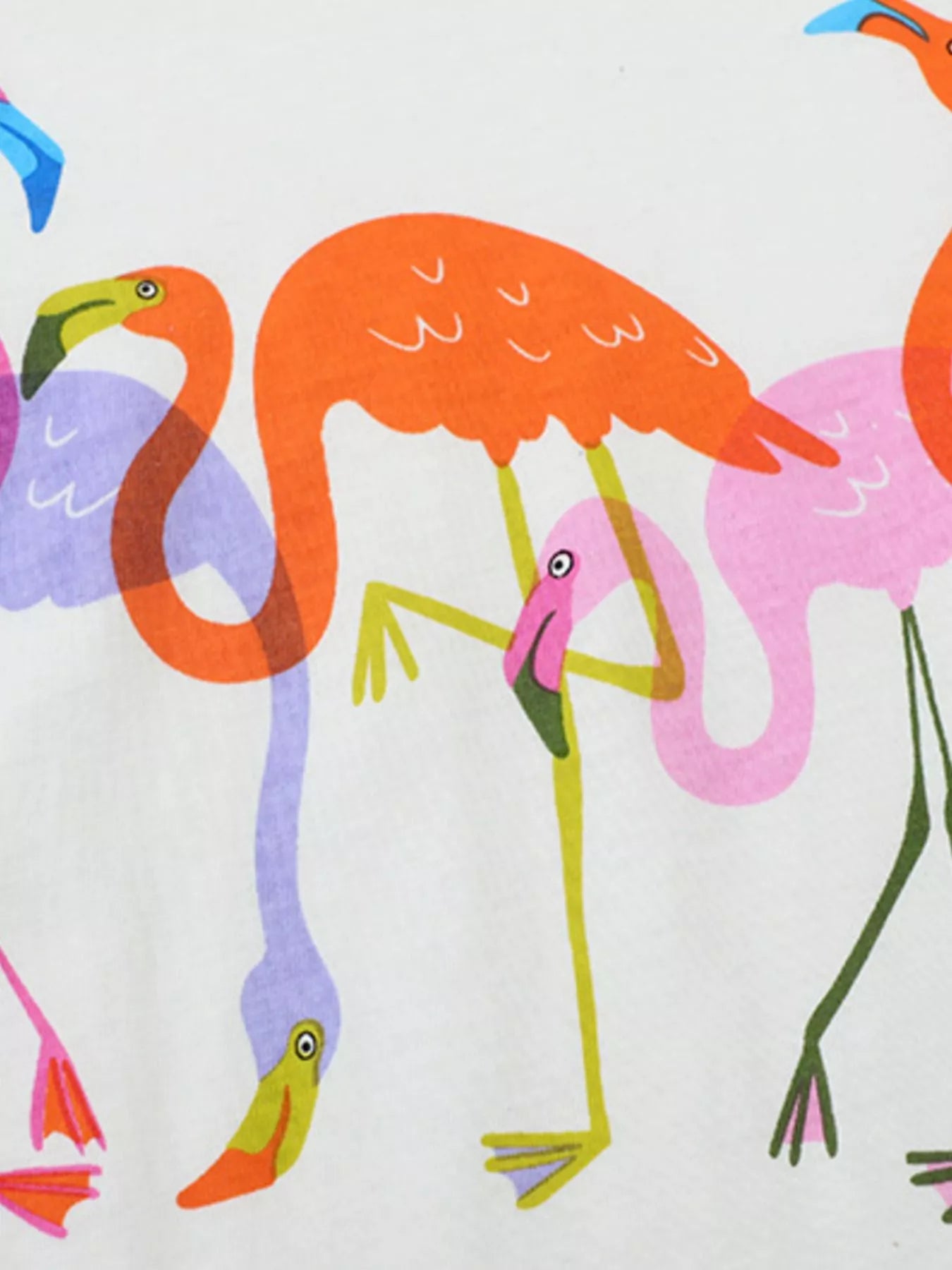Kids Flamingo T-Shirt | Soft Cotton Crew Neck Tee for Boys & Girls