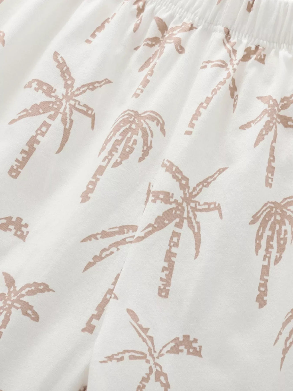 Kids Tropical Palm Print Outfit | Matching T-Shirt & Shorts Set for Boys & Girls