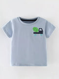 Kids Cartoon Truck T-Shirt | Soft Cotton Short Sleeve Tee for Boys & Girls