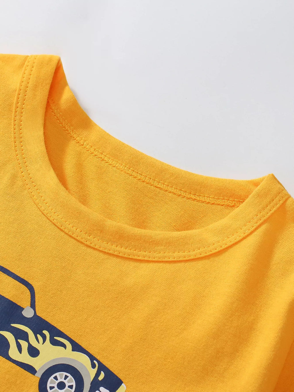 Kids Car Graphic T-Shirt – Soft Cotton Short Sleeve Tee for Boys & Girls
