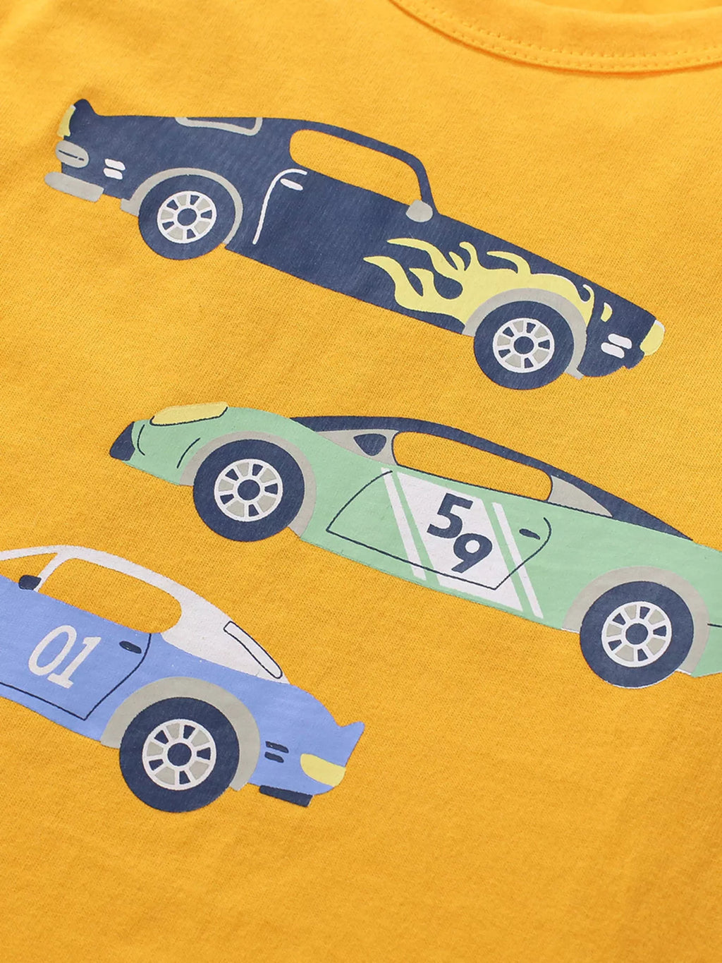 Kids Car Graphic T-Shirt – Soft Cotton Short Sleeve Tee for Boys & Girls