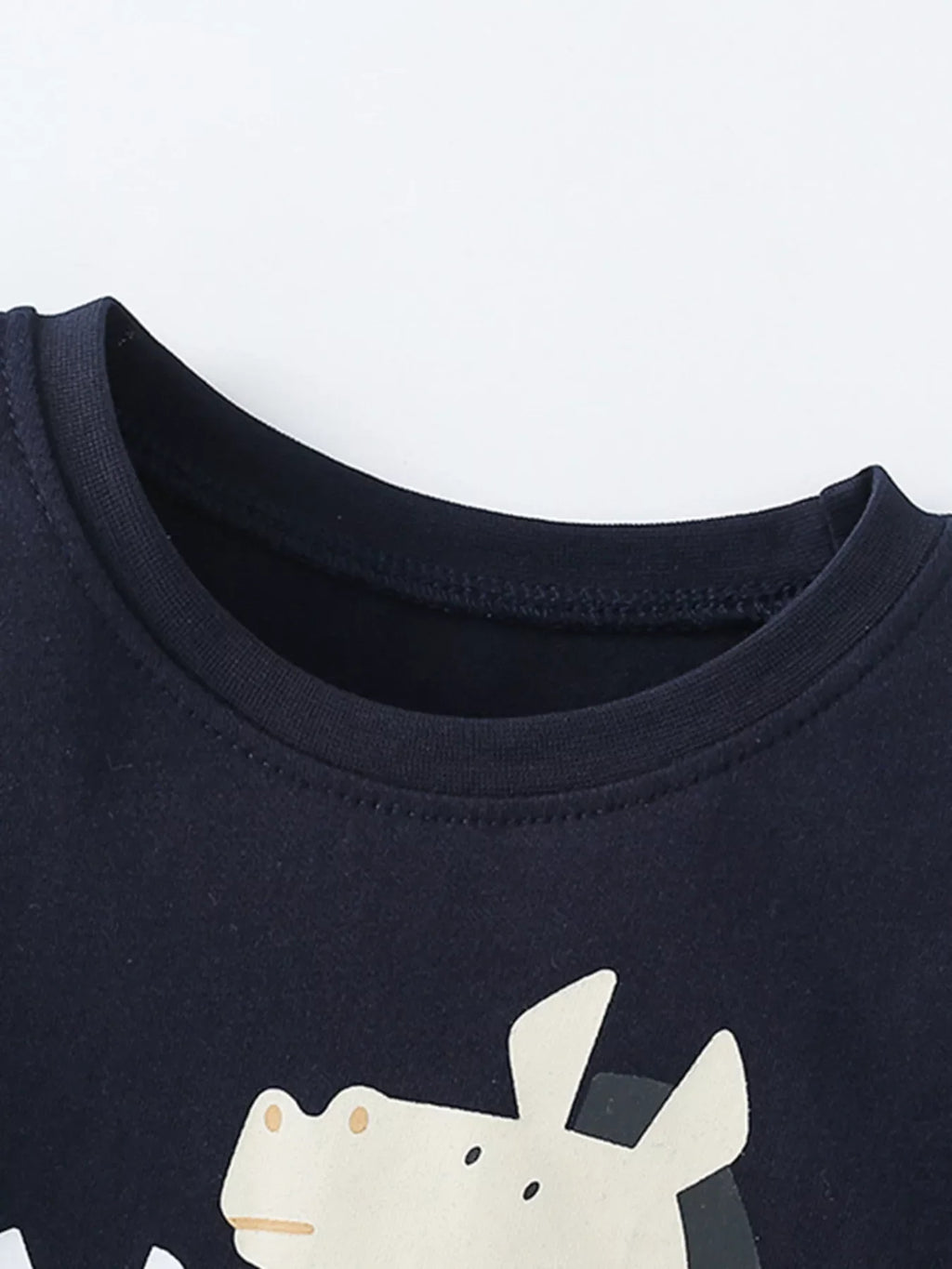 Kids Zebra Graphic Tee – Soft Cotton Short Sleeve T-Shirt for Boys & Girls (Black)