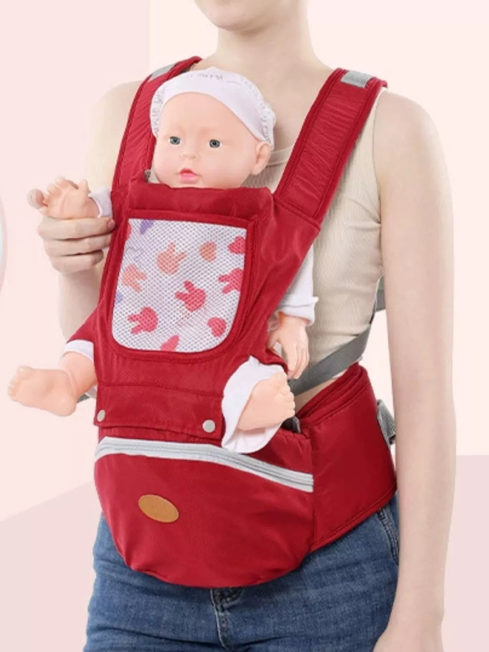 Ergonomic Baby Waist Seat – Lightweight Hip Carrier for Infants