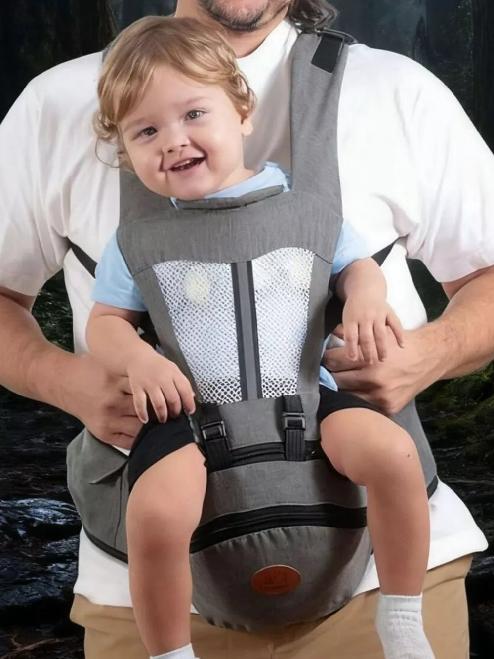 Ergonomic Baby Waist Seat – Hands-Free Hip Carrier