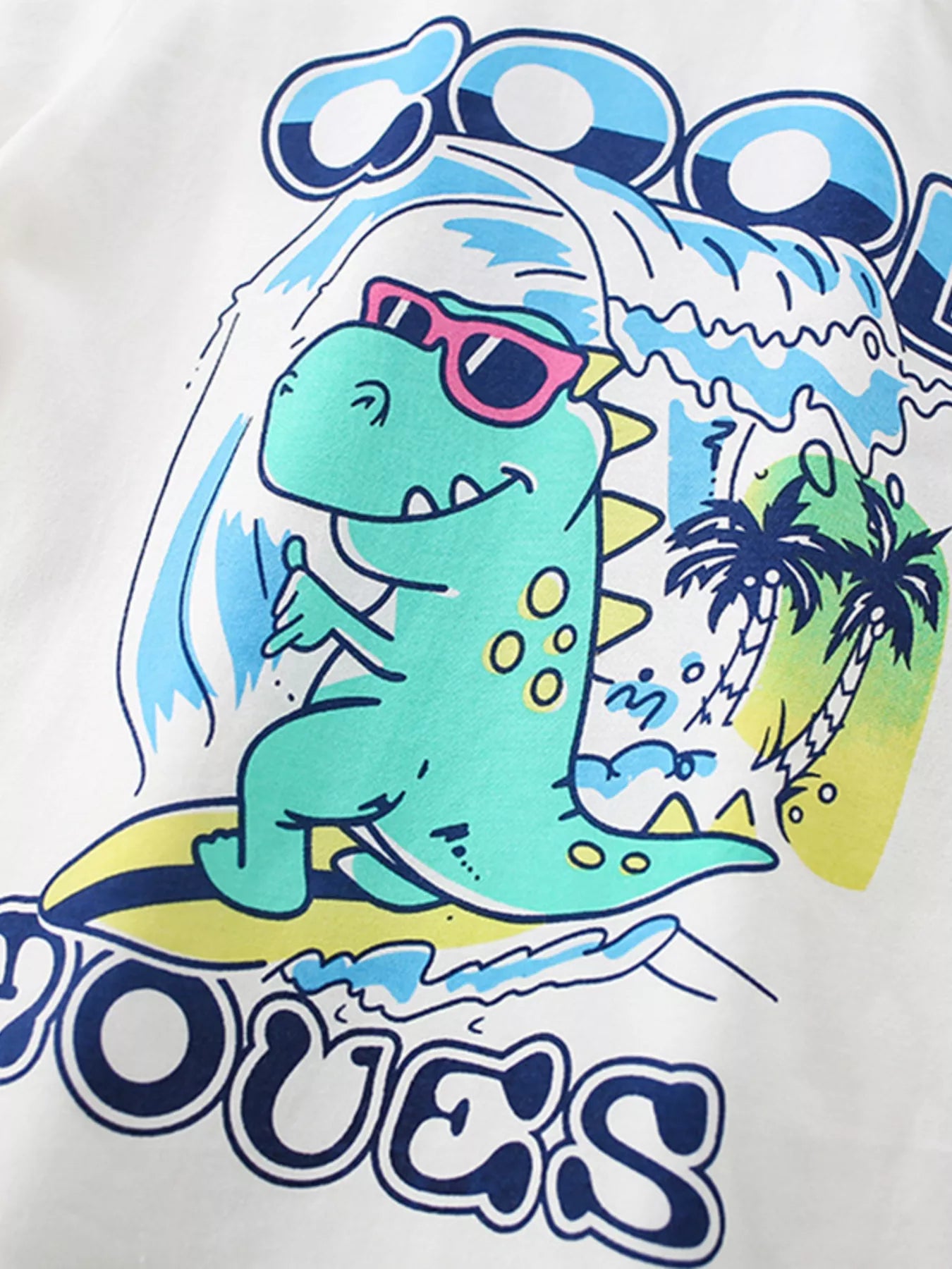 Kids Dinosaur T-Shirt & Shorts Outfit Set | Soft Cotton Summer Playwear