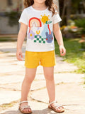 Kids Graphic Tee & Shorts Set – Soft Cotton Matching Outfit for Boys & Girls